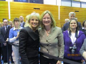 Dr. Jill Biden and I, US Embassy, Moscow
